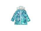 Urban Republic Kids Sequin Transparent Raincoat (little Kids/big Kids) (aqua) Girl's Coat