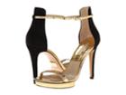 Michael Kors Collection Doris (gold Cracked Metallic/kid Suede) High Heels