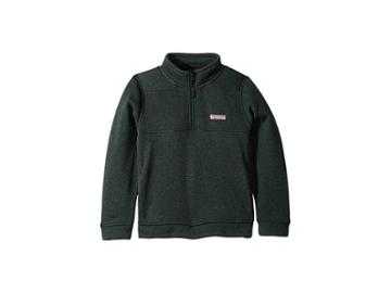 Vineyard Vines Kids Sweater Fleece Shep Shirt (toddler/little Kids/big Kids) (charleston Green) Boy's Coat