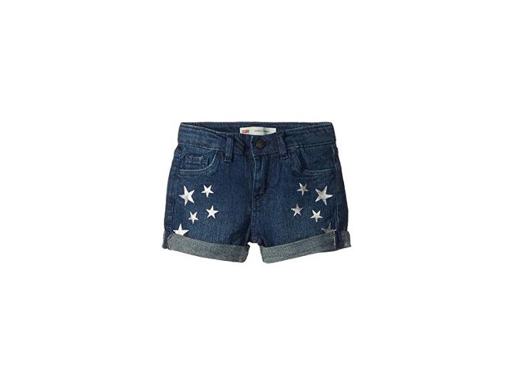 Levi's(r) Kids Summer Love Midi Short (little Kids) (ocean Side) Girl's Shorts