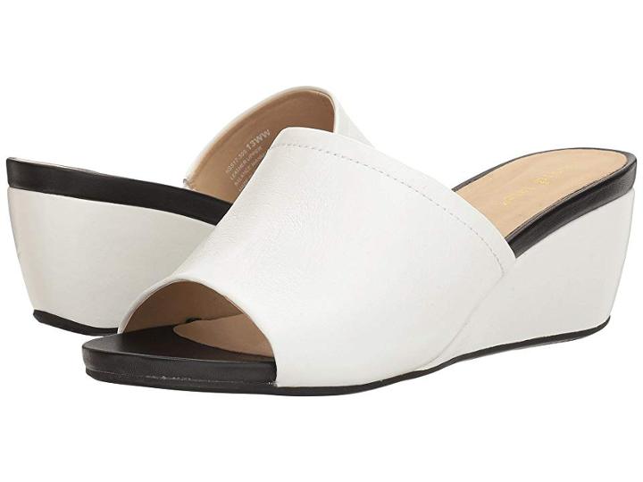 David Tate Mint (white Lamb) Women's Wedge Shoes
