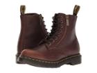 Dr. Martens Pascal W/ Zip (dark Brown Grizzly) Women's Boots