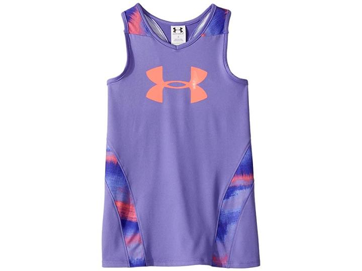 Under Armour Kids Pivot Dress (little Kids) (violet Storm) Girl's Dress