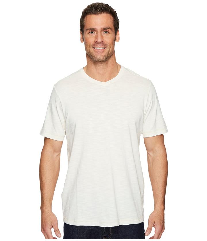 Tommy Bahama Portside Palms V-neck T-shirt (coconut) Men's Clothing
