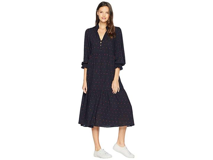 Ag Adriano Goldschmied Celeste Dress (dark Cove/red) Women's Dress