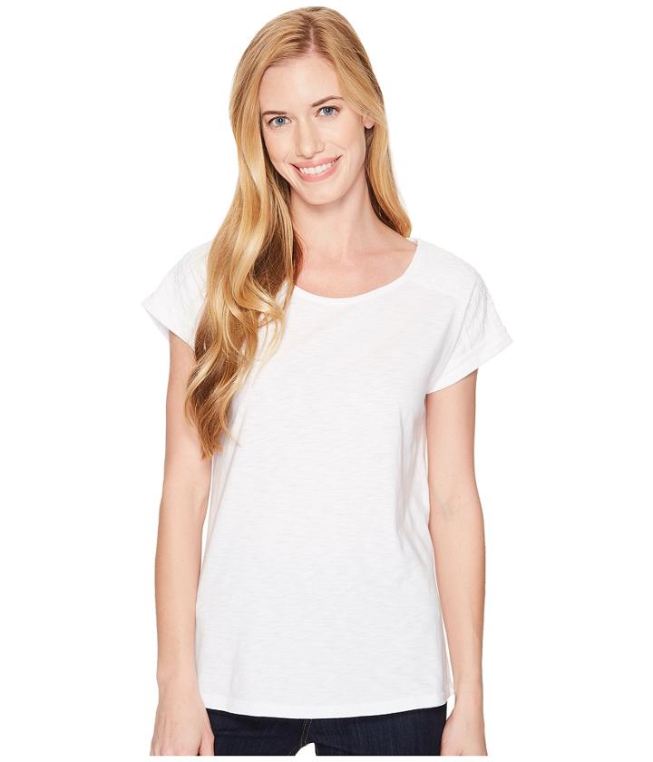 Aventura Clothing Susanna Short Sleeve Top (white) Women's Clothing