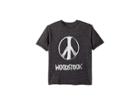 The Original Retro Brand Kids Mocktwist Woodstock Peace Short Sleeve Tee (big Kids) (mocktwist Black) Boy's T Shirt