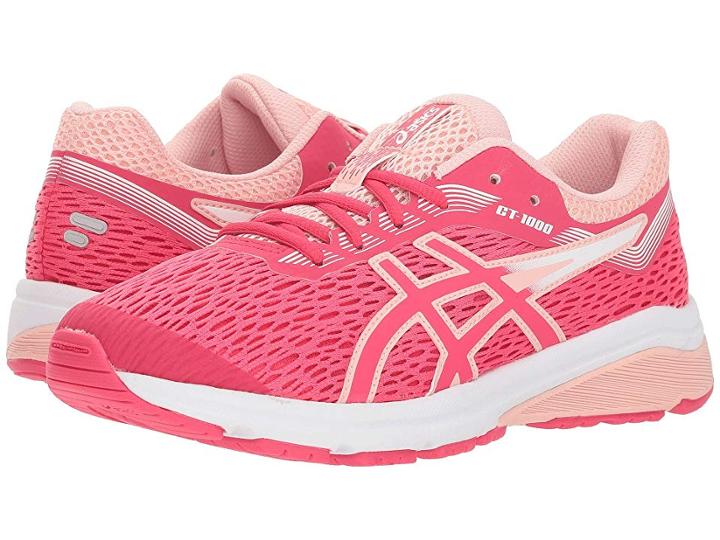 Asics Kids Gt-1000 7 (big Kid) (pixel Pink/frosted Rose) Girls Shoes