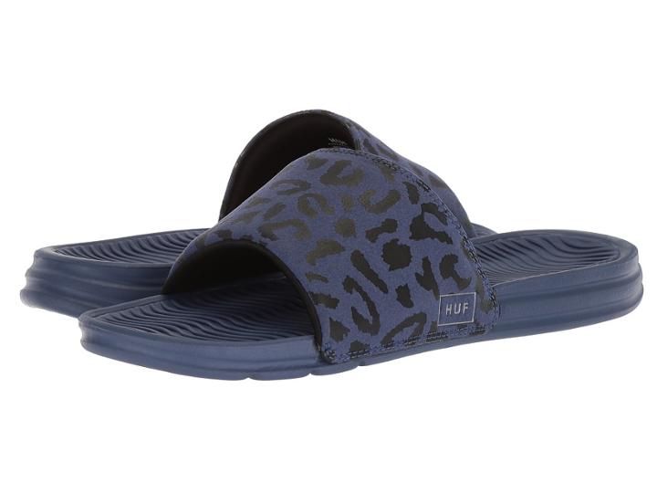 Huf Huf Slide (blue Leopard) Men's Skate Shoes