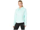 Adidas Team Issue Bos Pullover Hoodie (clear Mint/white) Women's Sweatshirt