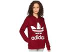 Adidas Originals Trefoil Hoodie (collegiate Burgundy) Women's Long Sleeve Pullover