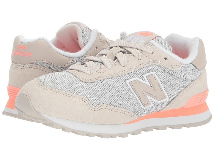 New Balance Kids Kl515v1y (little Kid/big Kid) (moonbeam/fiji) Girls Shoes