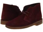 Clarks Desert Boot (burgundy Suede) Men's Lace-up Boots