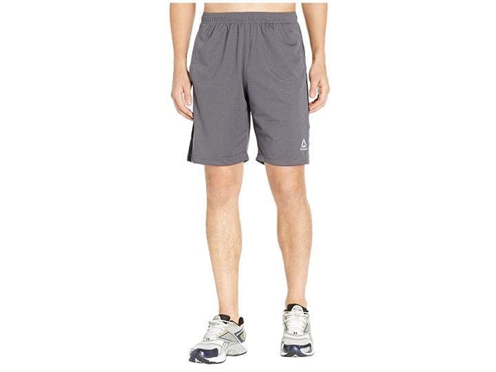 Reebok Workout Ready Mesh Shorts (ash Grey) Men's Shorts