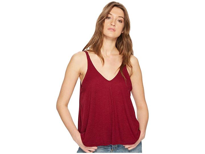 Free People Dani Tank Top (wine) Women's Sleeveless
