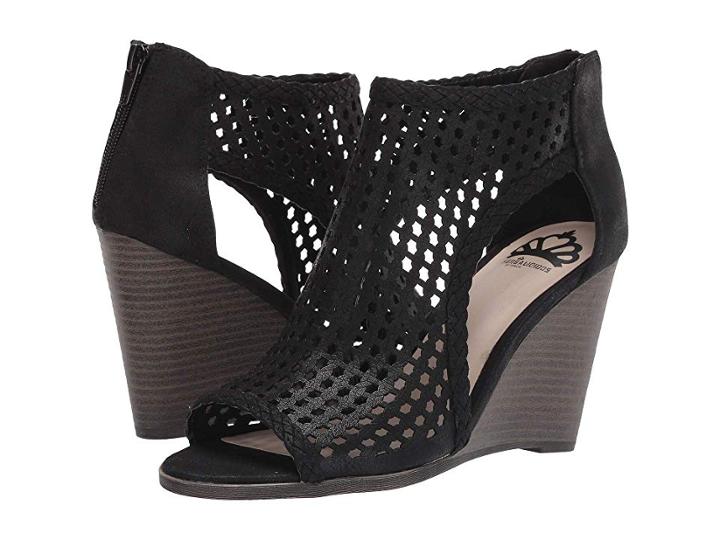 Fergalicious Hilite (black) Women's Wedge Shoes
