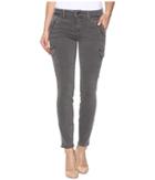 Mavi Jeans Juliette Skinny Cargo In Grey Twill (grey Twill) Women's Jeans