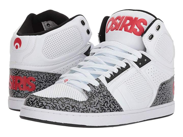 Osiris Nyc 83 Classic (white/red/elephant) Men's Shoes