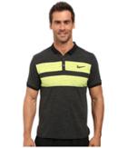 Nike Court Dry Advantage Tennis Polo (black/black) Men's Clothing
