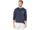 Volcom Bad Bird Long Sleeve Tee (navy) Men's T Shirt