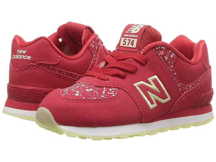 New Balance Kids Ic574v1 (infant/toddler) (red/glow In The Dark) Boys Shoes