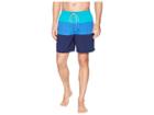 Speedo Colorblock Volley (marine Green) Men's Swimwear