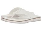 Calvin Klein Deano (white Emboss Leather) Men's Sandals