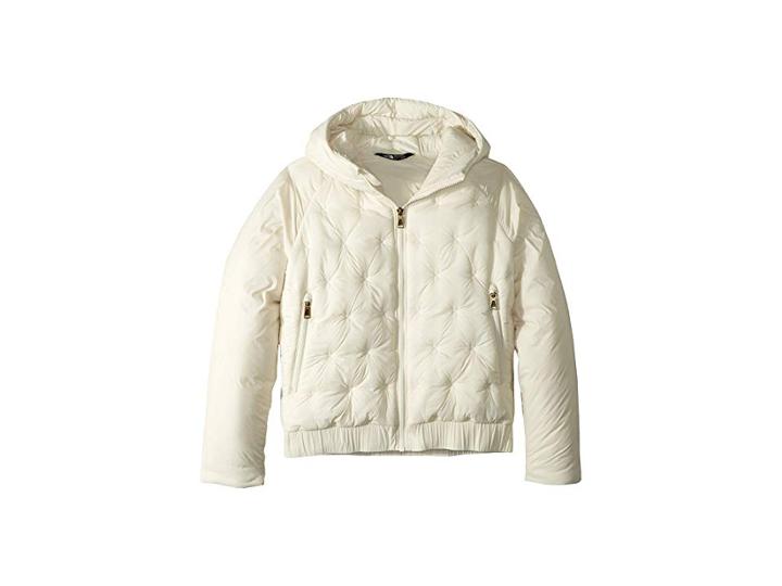 The North Face Kids Mashup Hoodie (little Kids/big Kids) (vintage White) Girl's Sweatshirt