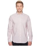 Nautica Long Sleeve Small Wear To Work Plaid Shirt (pale Coral) Men's Clothing