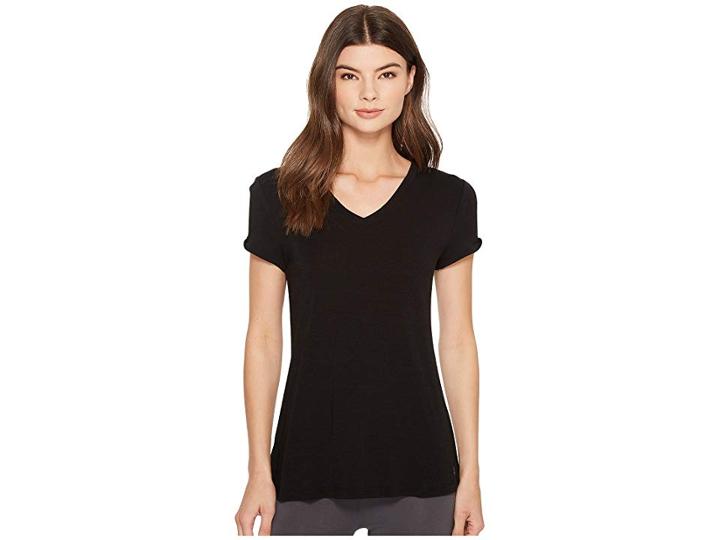 Splendid Studio Core Twist Sleeve Tee (black) Women's T Shirt