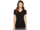 Splendid Studio Core Twist Sleeve Tee (black) Women's T Shirt