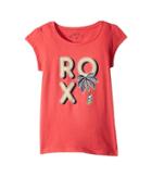 Roxy Kids Moid Multi Palm Tree Tee (toddler/little Kids/big Kids) (rouge Red) Girl's T Shirt