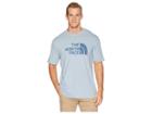 The North Face Short Sleeve Well-loved 1/2 Dome Tee (gull Blue) Men's T Shirt