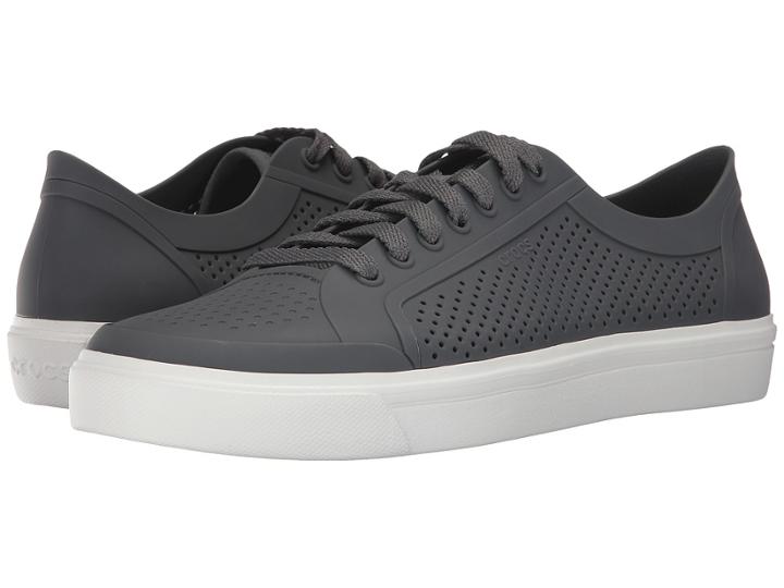 Crocs Citilane Roka Court (slate Grey/white) Lace Up Casual Shoes