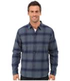 Quiksilver Waterman Sierra Long Sleeve Woven Shirt (dark Slate) Men's Long Sleeve Button Up