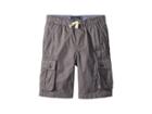 Lucky Brand Kids Pull-on Cargo Woven Shorts (big Kids) (as Is Grey) Boy's Shorts