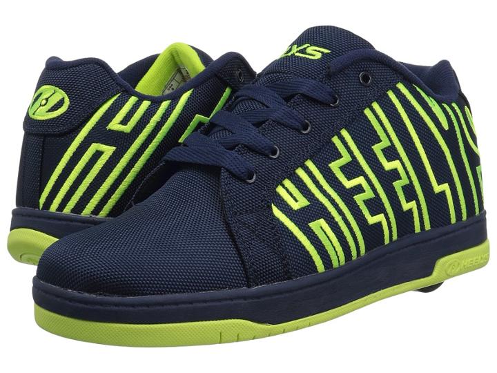 Heelys Split (little Kid/big Kid/adult) (navy/bright Yellow) Boys Shoes
