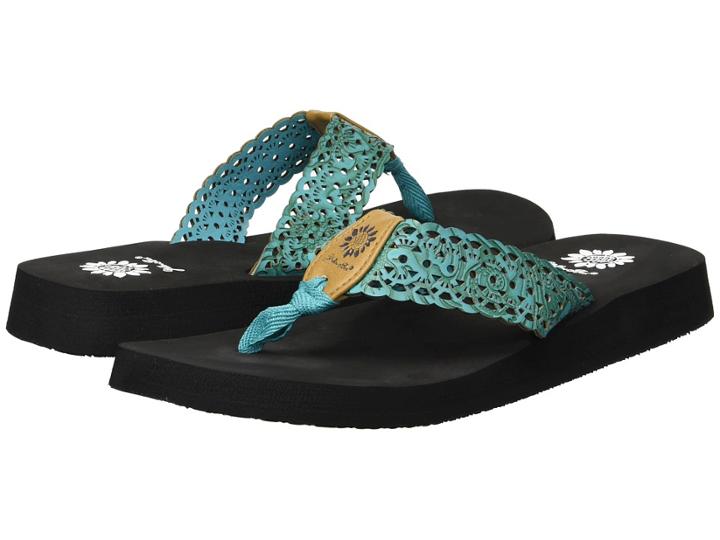 Yellow Box Wally (turquoise) Women's Sandals