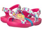 Crocs Kids Lina Lights Sandal (toddler/little Kid) (paradise Pink) Girls Shoes