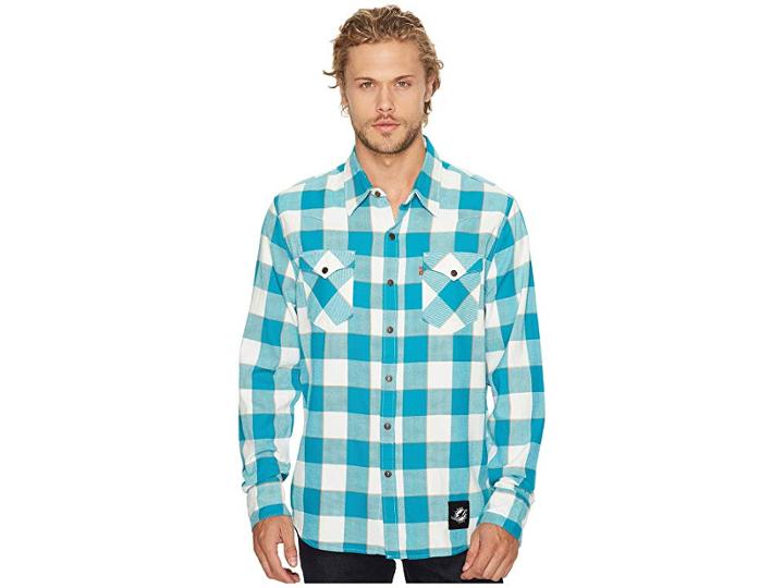 Levi's(r) Mens Dolphins Buffalo Western (green) Men's Clothing