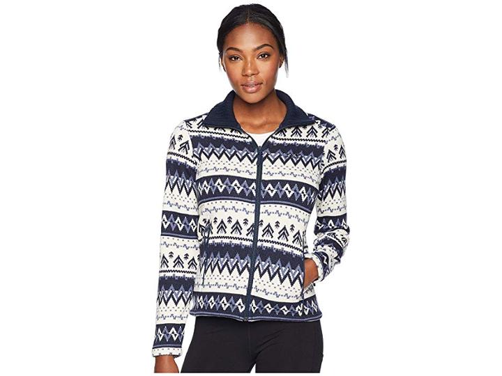 Jack Wolfskin Nordic Jacket (midnight Blue All Over) Women's Coat