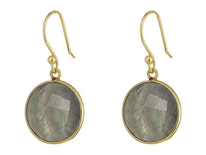 Dee Berkley Single Stone Earrings (gray) Earring