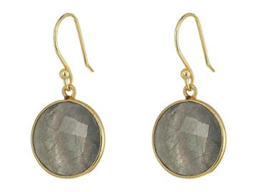 Dee Berkley Single Stone Earrings (gray) Earring