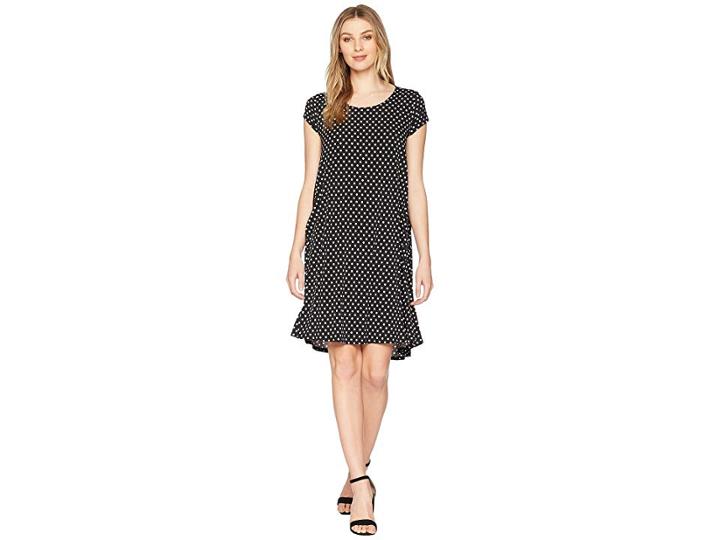 Karen Kane Print Maggie Trapeze Dress (black) Women's Dress