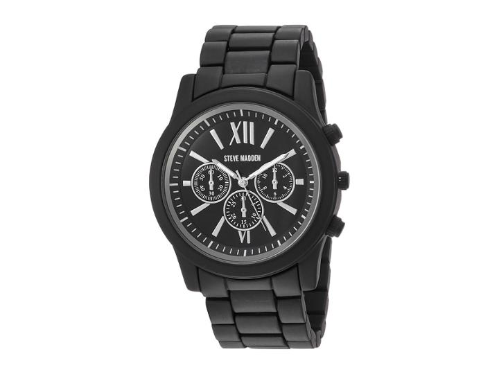 Steve Madden Smw094bk (black/rose) Watches