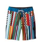 Vissla Kids Dripped Four-way Stretch Boardshorts 17 (big Kids) (multi) Boy's Swimwear