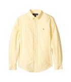 Polo Ralph Lauren Kids Cotton Oxford Sport Shirt (big Kids) (yellow) Boy's Long Sleeve Button Up