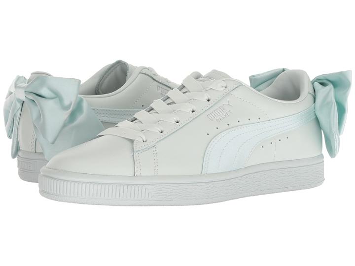 Puma Basket Bow (blue Flower/blue Flower) Women's Shoes
