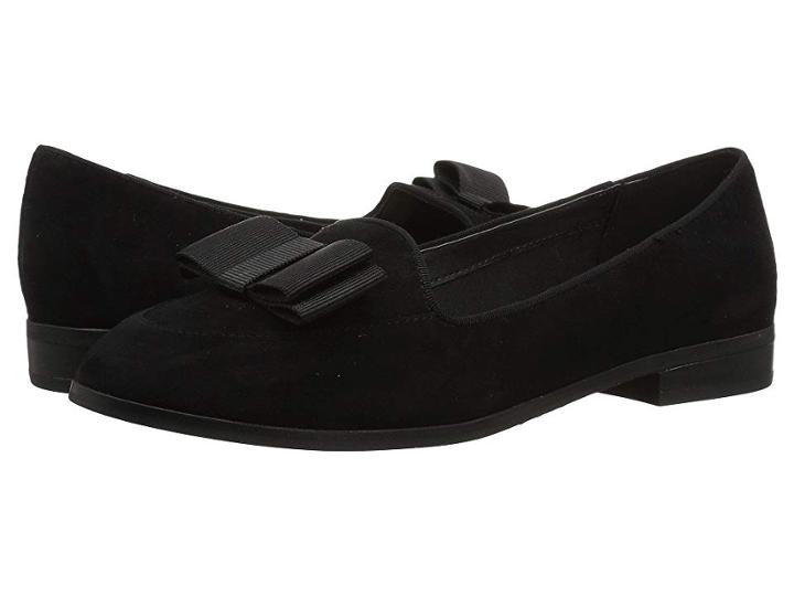 Anne Klein Dakodah (black/black Suede) Women's Flat Shoes