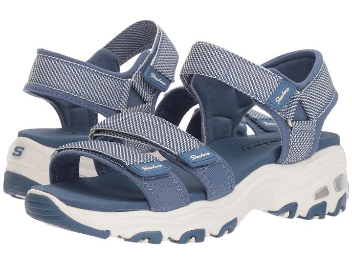 Skechers D'lites Cross Breeze (blue) Women's Shoes